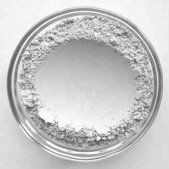 White CMC powder in a laboratory dish